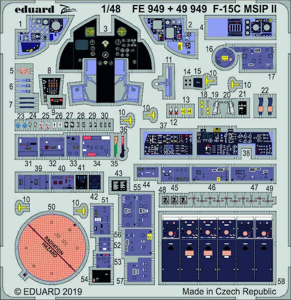 Detailset F15C MSIP II Interior (Great Wall)  FE949