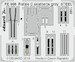Detailset Rafale C Seatbelts -grey- (Revell) FE968