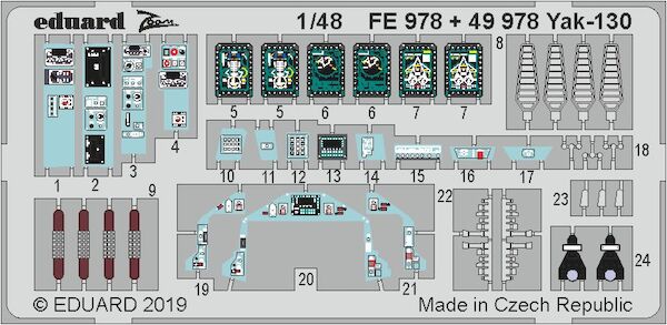 Detailset Yakovlev Yak130 (Zvezda)  FE978