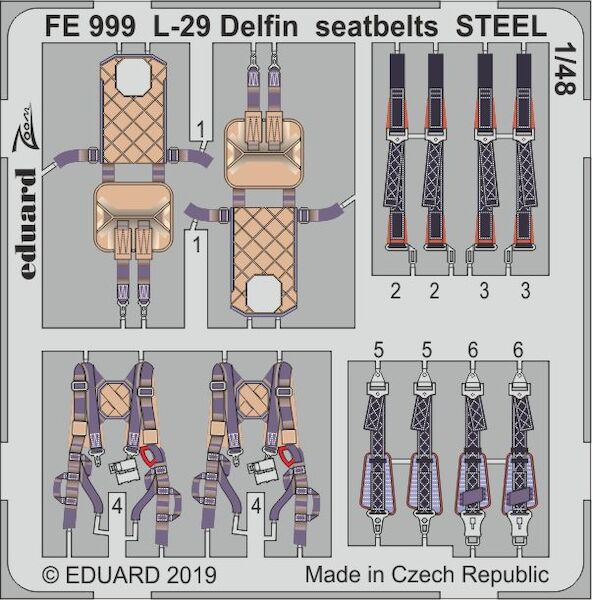 Detailset L29 Delfin Seatbelts (AMK)  FE999