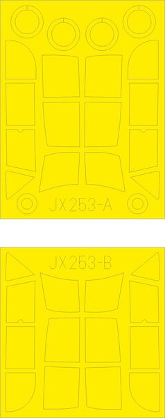 Mask Messerschmitt BF108 T-Face (Eduard)  JX253