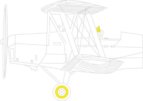 Mask De Havilland DH82a Tiger Moth (ICM)  jx273