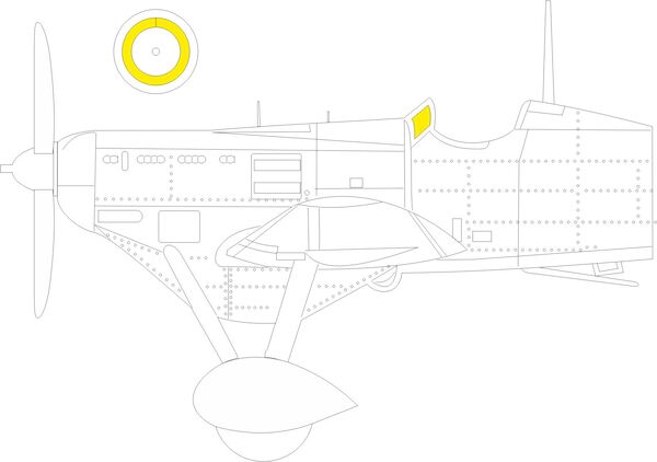 Mask Dewoitine D510 (Dora Wings) jx281