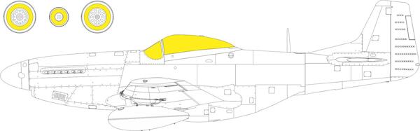 Mask P51D-15 Mustang TFace (Revell) jx284