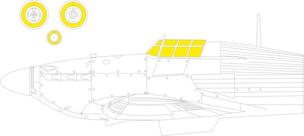 Mask Hawker Hurricane MKIIb (Revell)  jx305