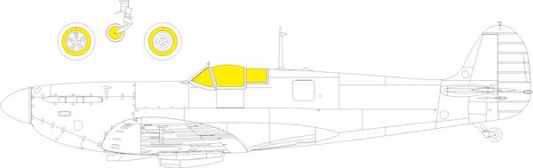Mask Supermarine Spitfire MKI TFace (Kotare) jx310
