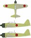 Mask A6M5 Zero National Markings (Tamiya) JX337