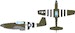 Mask P51B Mustang National; Insignia and D Day Stripes (Eduard) JX354
