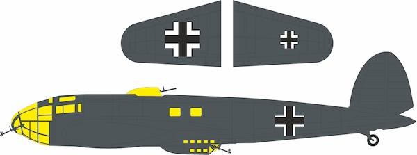 Mask Heinkel He 111P-1  national insignia  (Revell)  jx359