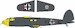 Mask Heinkel He 111P-1  Code letters  (Revell) JX362