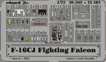Detailset F16Cj Fighting Falcon (Hasegawa)  SS202