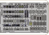 Detailset F/A18D Hornet Interior Self adhesive (Academy)  SS364
