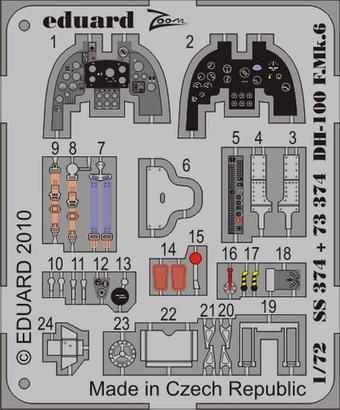 Detailset DH100 Vampire F. MK6 (A-Model) SS374