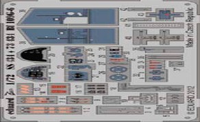 Detailset Messerschmitt BF109G-6 Interior Self Adhesive (Italeri)  SS434