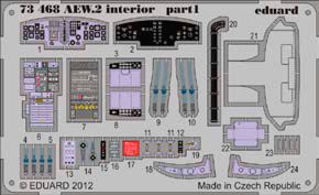 Detailset Sea King AEW2 Interior Self Adhesive (Cyber Hobby) SS468