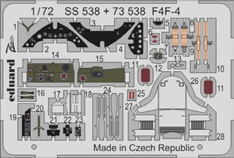 Detailset F4F-4 Wildcat (Airfix) SS538
