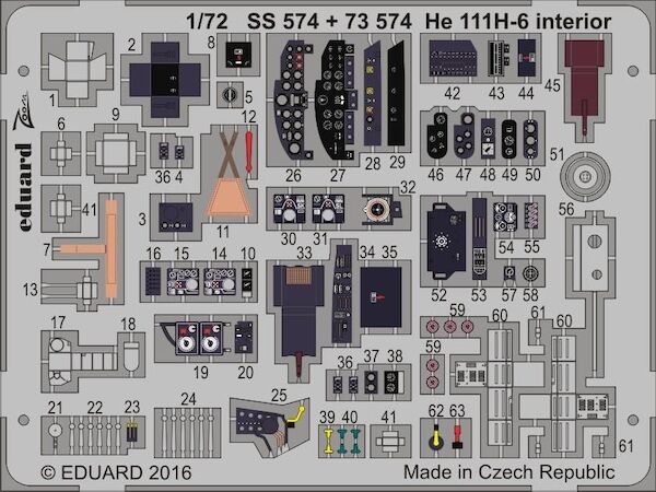 Detailset Heinkel He111H-6 (Airfix) SS574