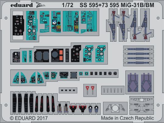 Detailset Mikoyan MiG31B/BM Foxhound (Trumpeter) SS595