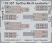 Detailset Seatbelts Spitfire MKIX - Steel- (Eduard) ss597