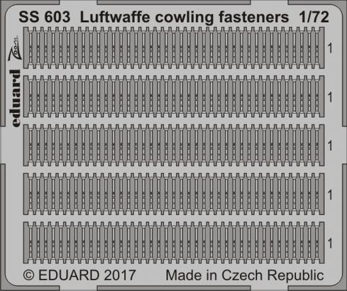 Detailset Luftwaffe cowling fasteners  SS603