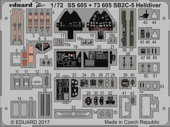 Detailset Curtiss SB2C-5 Helldiver (Special Hobby)  SS605