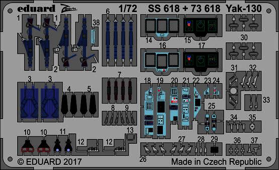 Detailset Yakovlev Yak130 (Zvezda)  SS618