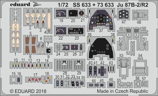 Detailset Junkers Ju87B-2/R-2 Stuka (Airfix)  ss633