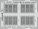 Detailset Spitfire MKIX radiator Grilles (Eduard) SS651