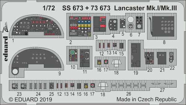 Detailset Lancaster MKI/MKIII Interior (Revell)  ss673