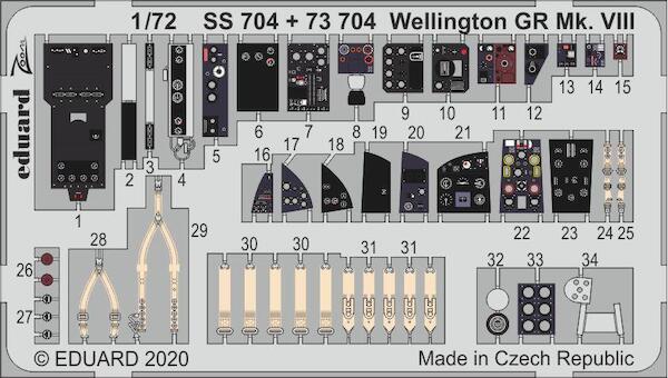 Detailset Wellington GRVIII (Airfix)  ss704