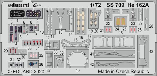 Detailset Heinkel He162A (Special Hobby)  SS709