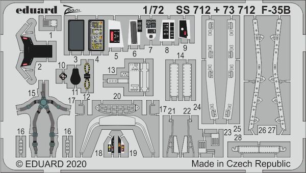 Detailset F35B Lightning II Interior (Academy)  SS712