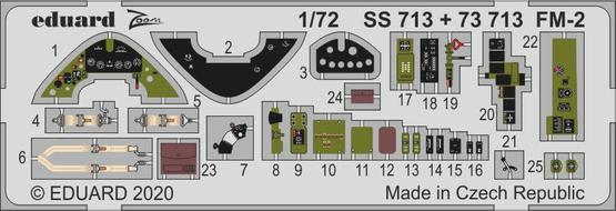 Detailset Grumman FM-2 Wildcat (Arma Hobby)  SS713