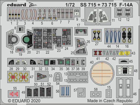 Detailset Grumman F14A Tomcat (Great Wall Hobby)  SS715