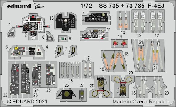 Detailset F4EJ Phantom (Fine Molds) SS735