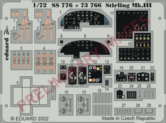 Detailset Short Stirling MKIII (Taleri) SS776