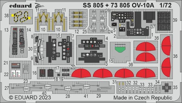 Detailset OV10A Bronco Interior (ICM) SS805
