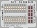 Detailset Boeing B29 Superfortress seatbelts Steel (Academy/ Hobby 2000)
