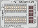 Detailset  Boeing B29 Superfortress seatbelts Steel (Academy/ Hobby 2000) 