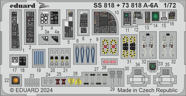 Detailset  Grumman A6A Intruder Interior (Trumpeter)  SS818