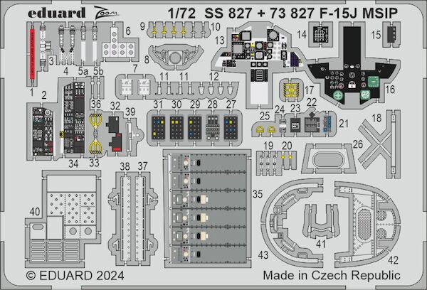 Detailset  F15J Eagle MSIP Interior (Fine Molds)  SS827