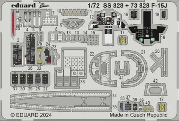 Detailset F15J Eagle Interior Fine Molds) SS828