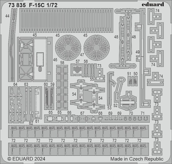 Detailset F15C Eagle Interior Fine Molds) SS835