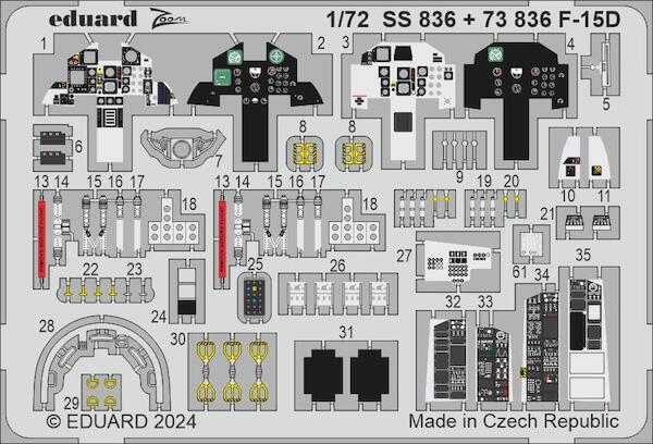 Detailset F15D Eagle Interior (Fine Molds) SS836