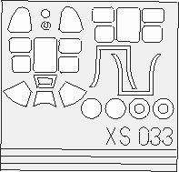 Express Mask P51B/C Mustang (Academy) XS033