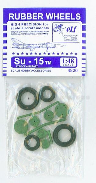 Suchoi Su15TM Rubber wheels.(Trumpeter)  ELF4820