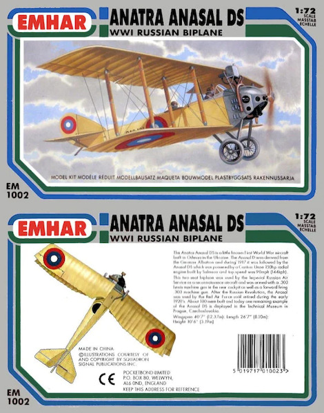 Anatra Anasal DS EM1002