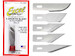 5 assorted Blades 20004