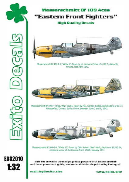 Messerschmitt BF109 Aces 'Eastern front Fighters" ED-32010