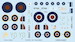 Supermarine Spitfires  LF MKVb. MKVIII, MKIXe "Sexy Spitfires"  ED-48003